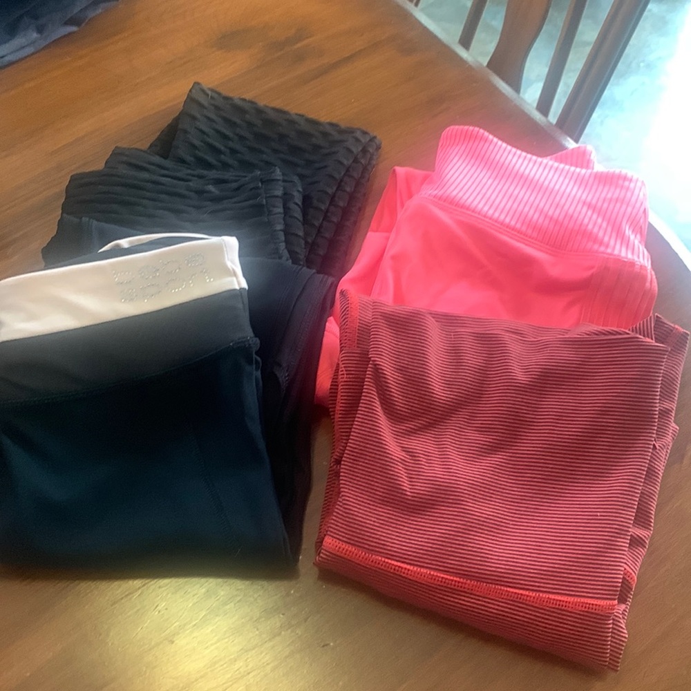 Legging Lott s and xs pink Nike scrunch butt Bebe